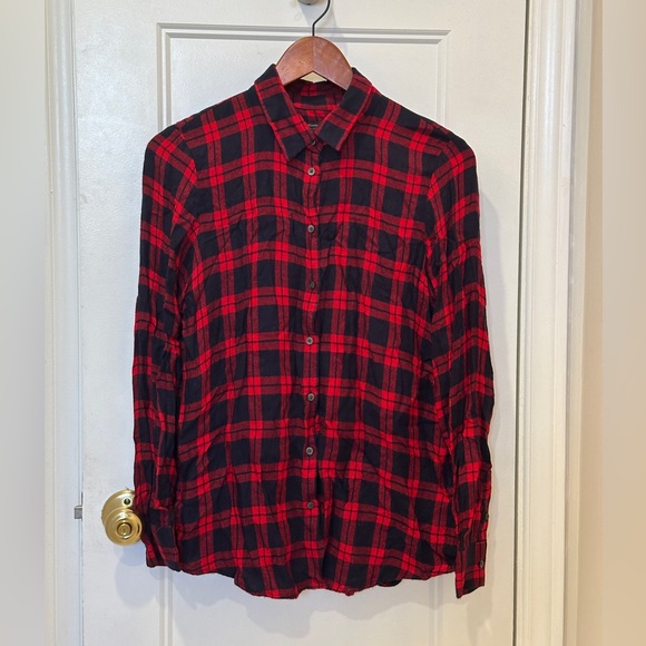 BANANA REPUBLIC - Dillon Classic Fit Flannel Shirt - Small - Picture 1 of 3